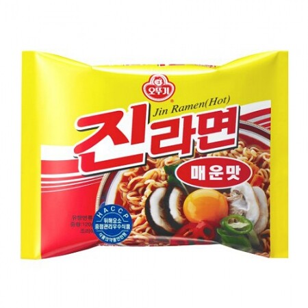 티켓카페,오뚜기)진라면매운맛(봉지)