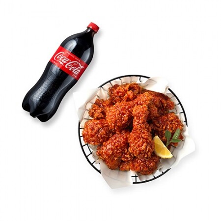 티켓카페,양념치킨+콜라1.25L